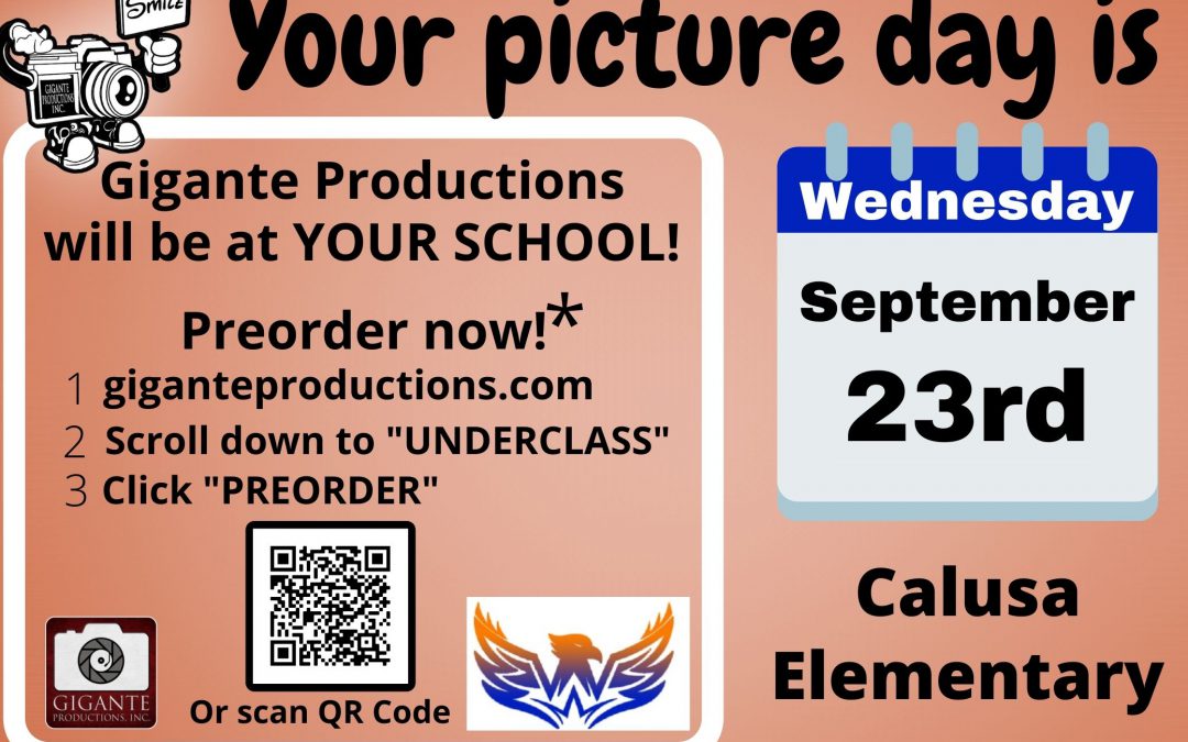 Picture Day Wednesday, September 23